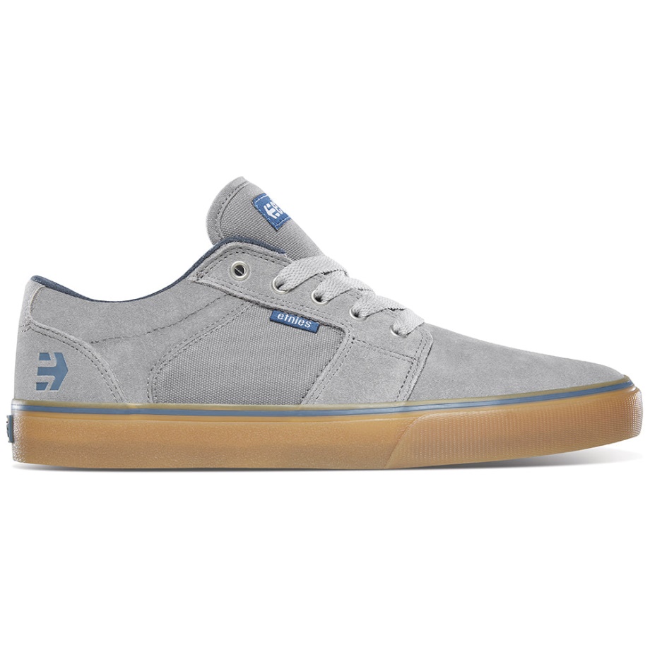 Etnies Barge Manga Larga Gris/azul/goma