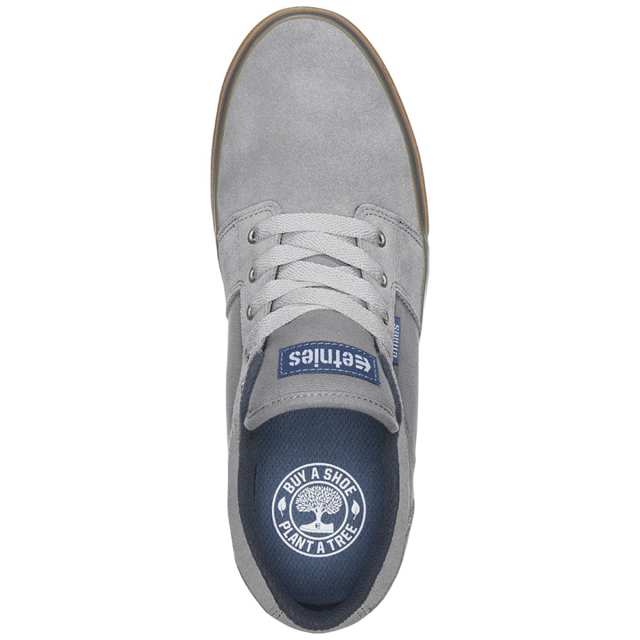 Etnies Barge Manga Larga Gris/azul/goma