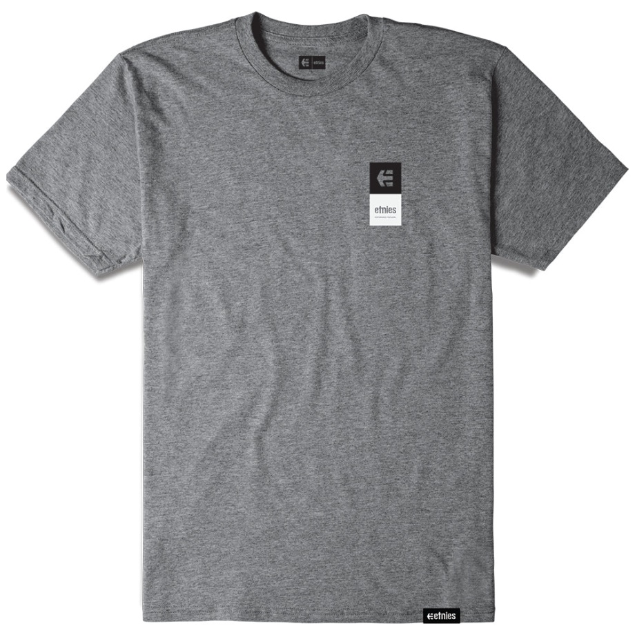 Camiseta Etnies Eblock Stack Gris/brezo