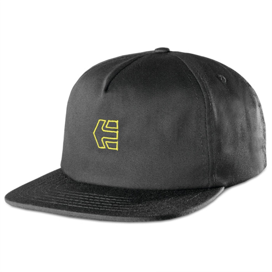 Gorra Etnies Icon Strapback Negro/amarillo