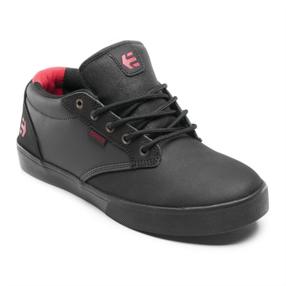 Etnies Jameson Mid Crank Negro/gris Oscuro/rojo