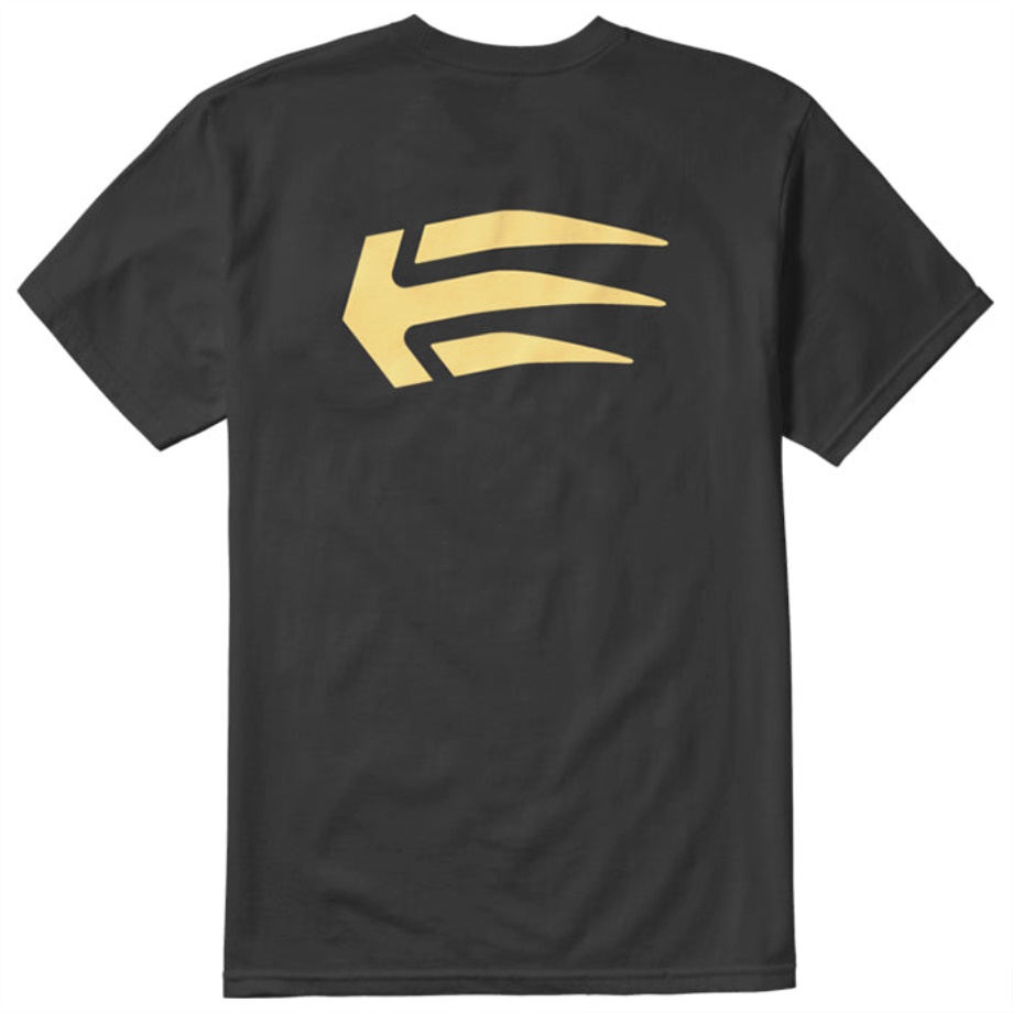 Camiseta Etnies Joslin Ss Negro/dorado