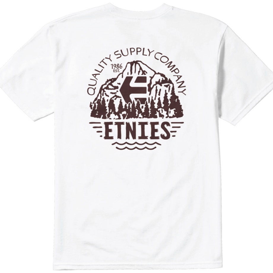 Camiseta De Calidad Etnies Mtn Blanca