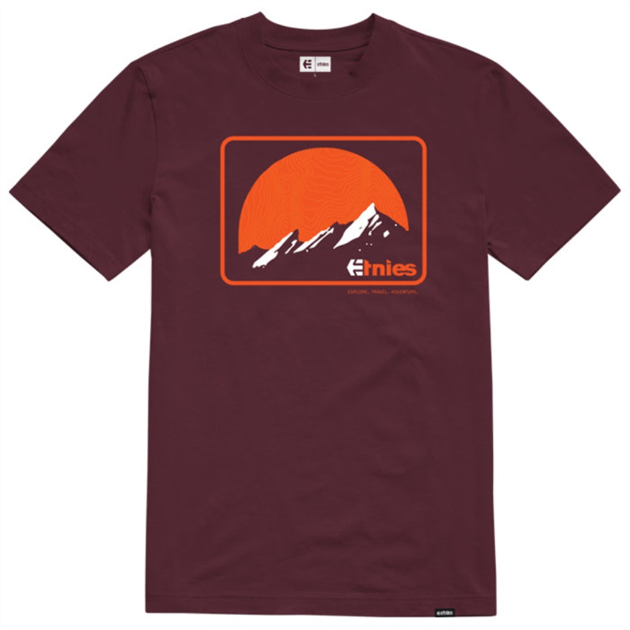 Camiseta Etnies Mtn Ss Burdeos