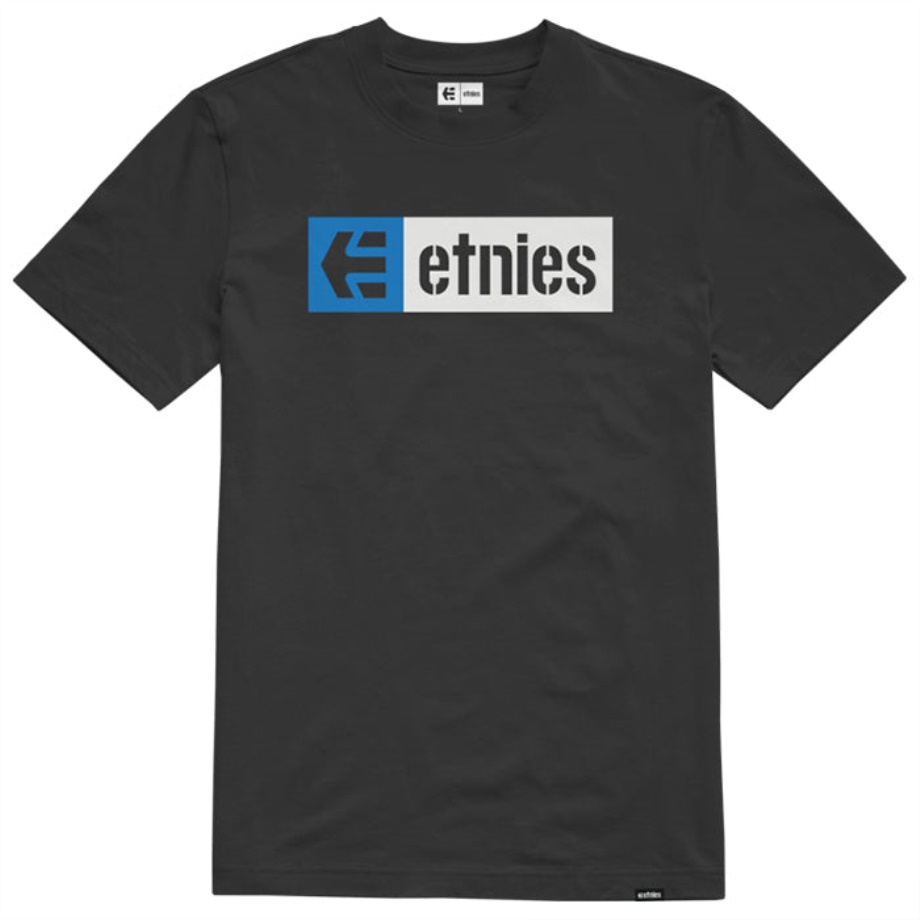 Camiseta Etnies New Box Ss Negro/blanco